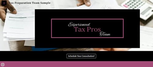 Tax Pros Sample Site Tax Pros Sample Site